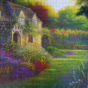 The Cottage Garden, 1000 piece puzzle, The Canadian Group, Sure-Lox